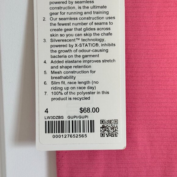 NEW Lululemon Race Length Swiftly Tech T-Shirt Guava Pink - Picture 4 of 5